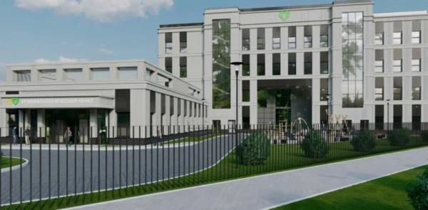Готов монолит здания детской поликлиники в Зеленограде